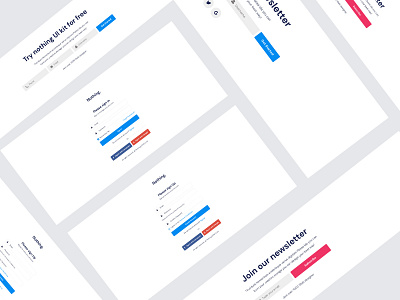 Form UI KIT agency app landing business clean creative design marketing minimal ui ui design ui kit