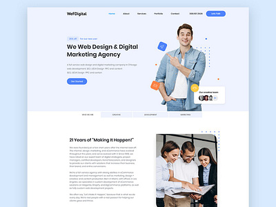 Digital Marketing l Landing Page agency bootstrap business corporate digital agency digital marketing html multipage multipurpose one page particles unique