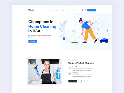 Cleaning Service Web Template