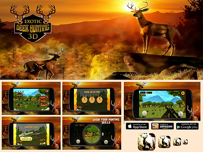 Exotic Deer Hunting 3D deer games graphics hunting