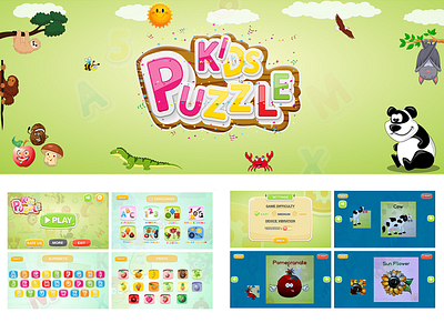 Kids Puzzle 3d game graphics education kids game puzzle game