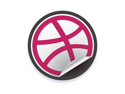 Dribbble Sticker