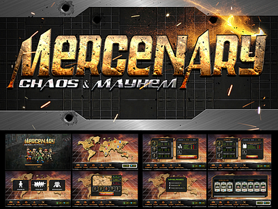 Mercenary Chaos & Mayhem 3d game shooting