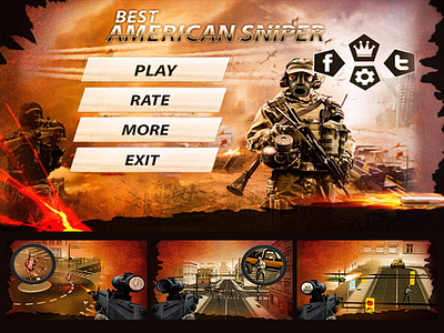 Best American Sniper Game 3d game american headshot shooting sniper war