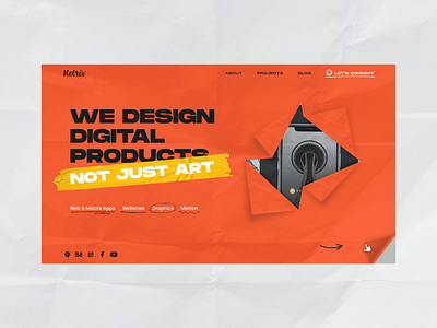 Netrix Website agency animation awwwards banner contact drag homepage hover illustraion interaction lottie motion muzli projects scroll sotd studio ui web website