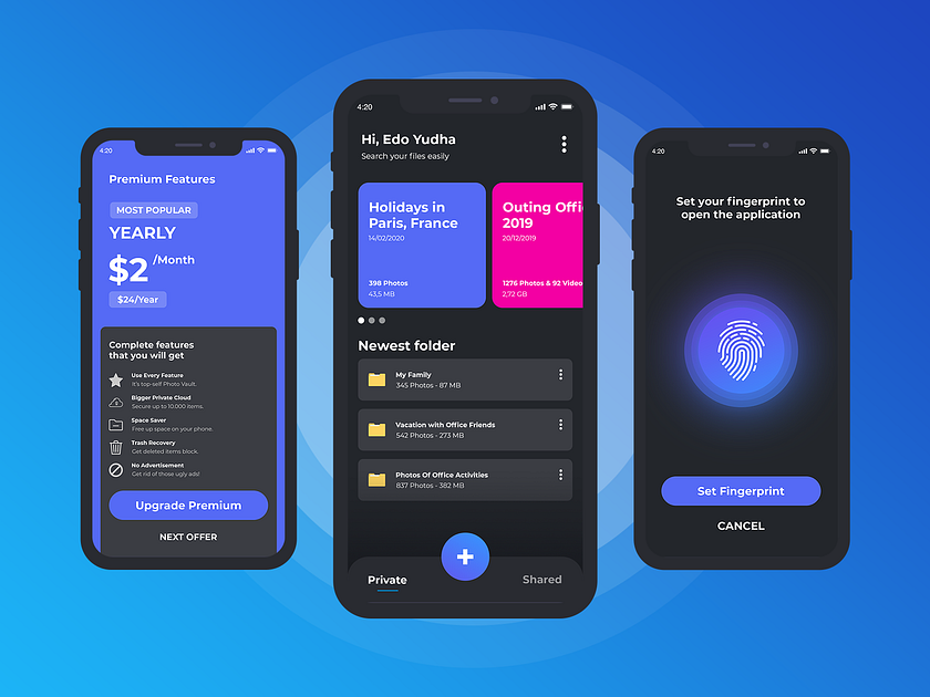 File Management App by Edo Yudha on Dribbble