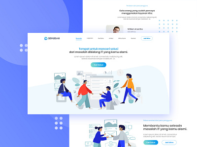 Semudah Website design illustration photoshop service solution ui ui ux ux web