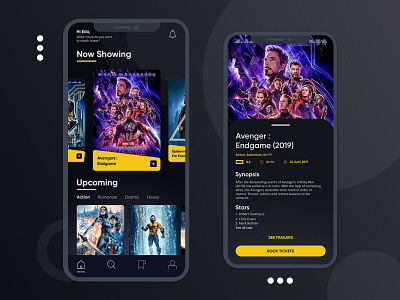 Movie Booking Apps apps design movie movie app photoshop ui ui ux