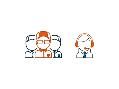 Business People Icons Design