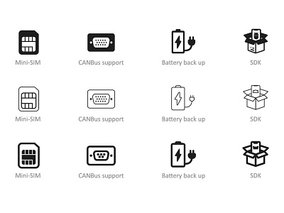 Astratelematics Icons Design