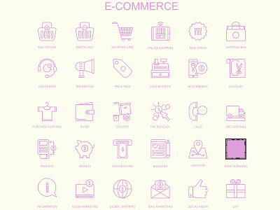 E-Commerce Icon Set