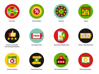 Gaming Icons Design app app icons branding design icon icons illustration logo set typography
