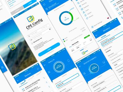 Router Application UI Screens