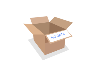 No Data design flat illustration vector