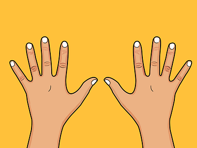 Hand - Part of body education education illustration fingers illustration kids part of body illustration