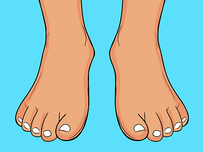 Foot - Part Of Body Story Illustration