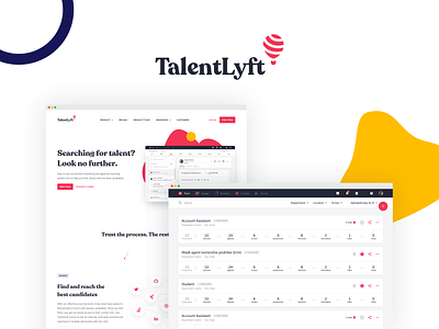 TalentLyft — The Swiss Army Knife of HR software app ats branding hr software identity recruitement tool ui user experience user interface ux web webdesign