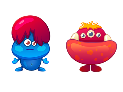 Characters (Affinity Designer) by Yuliya on Dribbble