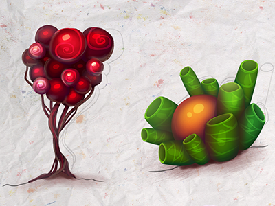 plants cute game icon match3 plants tree