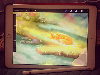 in progress) background color environment fox game ios ipad