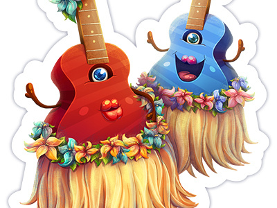 iMessage sticker imessage music stiker ukulele