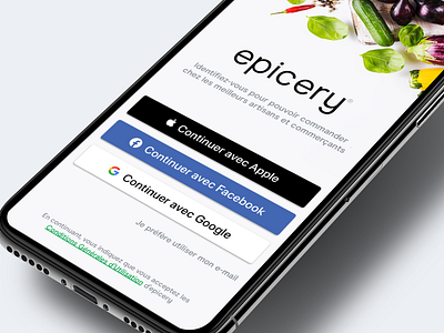 Sign In with Apple app design food delivery application ios mobile app design ui ux