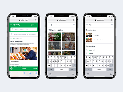Web search UI food delivery application iphonex search ui ux web design