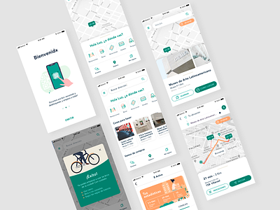 BCycle - City bikes concept app design graphic design illustration mobile app mobile ui ui