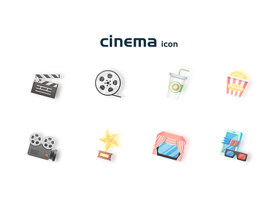 cinema icon app design icon illustration ui