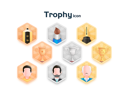 Trophy icon app design icon illustration ui