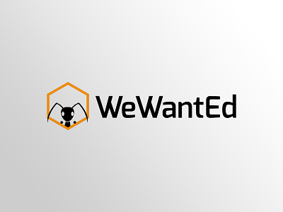 WeWantEd | Logo Design ant app logo bee brand logo branding concept education logo logo design logoconcept logos logotype want wanted wewanted