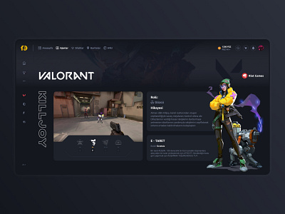 Valorant - Agent Detail Page (Killjoy)