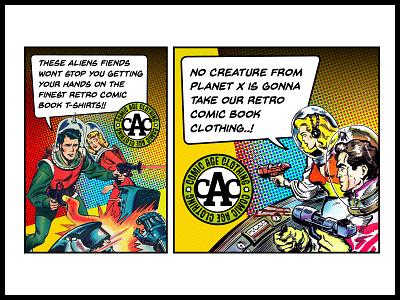 Comic Age online adverts