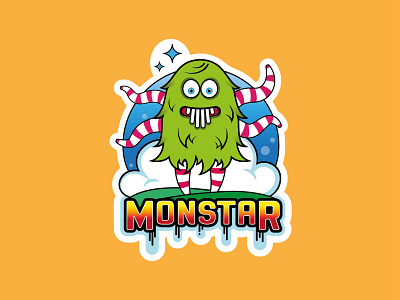 Tentacle Monstar! artwork branding design icon illustration logo typography vector