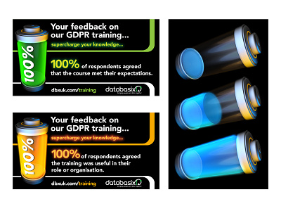 Databasix Training ads 3d artwork branding design illustration logo rendering