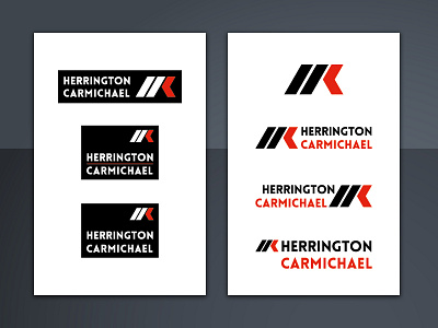 HC logo sheet - development concepts logos rebrand