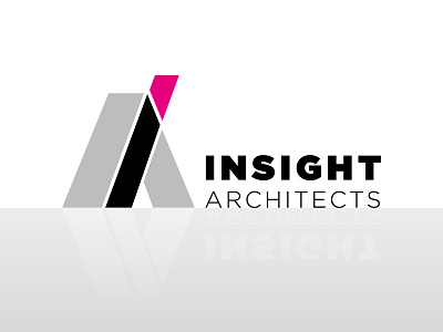 Insight Architects Logo architecture branding logo typography