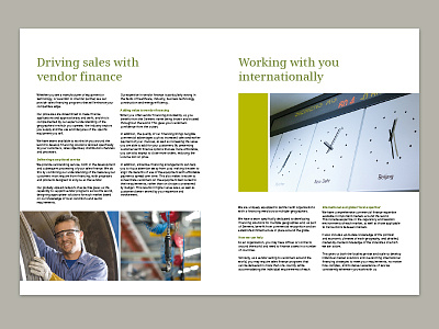 Siemens Brochure spread artwork corporate corporate brochure design