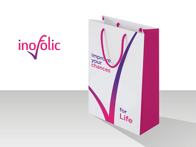 Inofolic conference bag artwork branding concept design logo