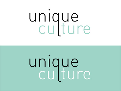 Unique Culture artwork branding design logo logo design typography vector