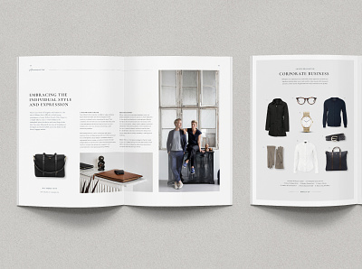 FW winter journal design graphic design layout magazine magazine design minimalism typography