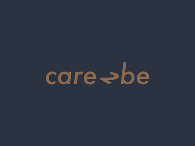 Care2Be logo 2 graphic design logo minimalism recruitment type