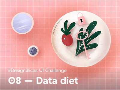 #DesignSlices UI Challenge 08 - Data diet design designslices ui uichallenge uidesign ux