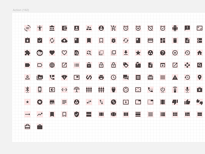 Material design icon set for Sketch