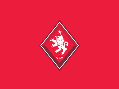 VSV Sporting crest diamond diamonds football lion logo logos shield soccer sport sporting vsv