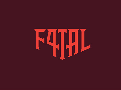 F4TAL Street Football f4tal fatal football soccer street football logo lettering team