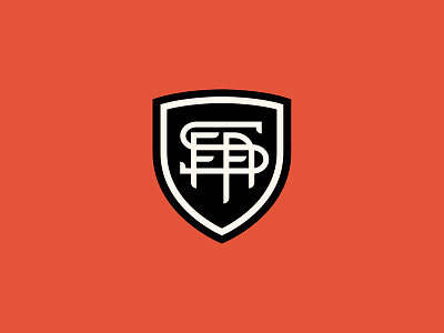 Switch Football Academy crest design footbal football logo orange shield soccer