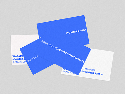 Signia Business Cards