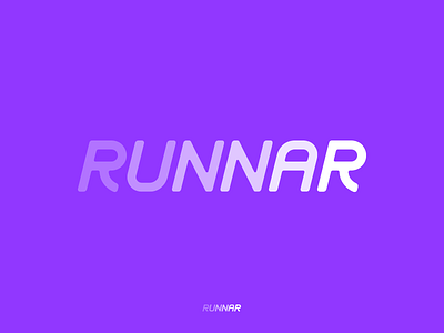 runnar fitness geometric icon logo logo design logotype mark minimalist run running wellness wordmark