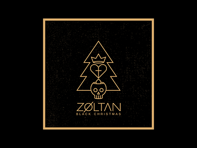 Single artwork for Black Christmas by ZØLTAN